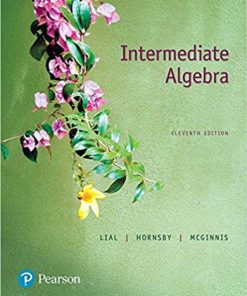 (eBook PDF) Intermediate Algebra 11th Edition by Margaret L. Lial