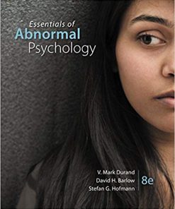 (eBook PDF) Essentials of Abnormal Psychology 8th Edition by V. Mark Durand