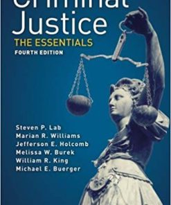 (eBook PDF) Criminal Justice: The Essentials 4th Edition