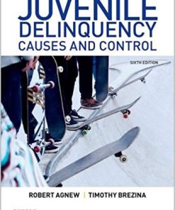 (eBook PDF) Juvenile Delinquency Causes and Control 6th Edition