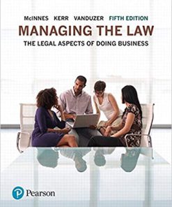 (eBook PDF) Managing the Law: The Legal Aspects of Doing Business 5th Edition
