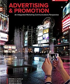 (eBook PDF) Advertising and Promotion An Integrated Marketing Communications Perspective 6th Canadian Edition by Belch