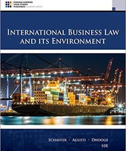 (eBook PDF) International Business Law and Its Environment 10th Edition