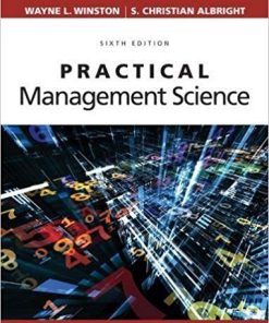 (eBook PDF) Practical Management Science 6th Edition by Wayne L. Winston