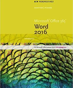 (eBook PDF) New Perspectives Microsoft Office 365 & Word 2016: Introductory