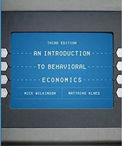 (eBook PDF) An Introduction to Behavioral Economics 3rd ed. 2018 Edition