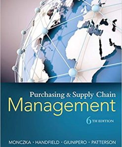 (eBook PDF) Purchasing and Supply Chain Management 6th Edition