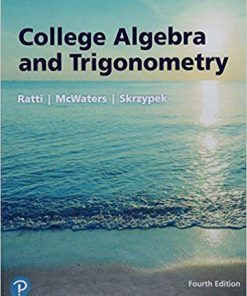 (eBook PDF) College Algebra and Trigonometry 4th Edition by J. S. Ratti