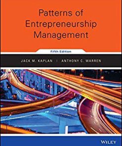 (eBook PDF) Patterns Of Entrepreneurship Management, 5th Edition