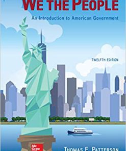 (eBook PDF) We The People An Introduction to American Government 12th Edition