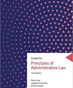 (eBook PDF) Cases for Principles of Administrative Law 3rd Edition