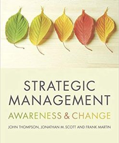(eBook PDF) Strategic Management Awareness and Change 8th Edition