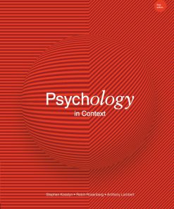 (eBook PDF) Psychology in Context (NZ Adaptation) eBook