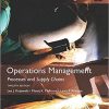 (eBook PDF) Operations Management: Processes and Supply Chains 12th Global Edition
