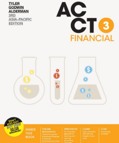(eBook PDF) ACCT3 Financial, 3rd Asia-Pacific Edition by Jonathan Tyler