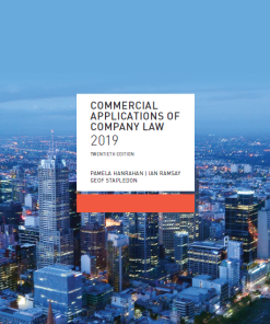 (eBook PDF) Commercial Applications of Company Law 2019 20th Edition
