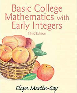 (eBook PDF) Basic College Mathematics with Early Integers (3rd Edition)