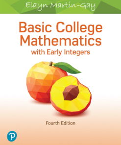 (eBook PDF) Basic College Mathematics with Early Integers (4th Edition)