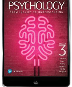 (eBook PDF) Psychology: From Inquiry to Understanding 3th Edition