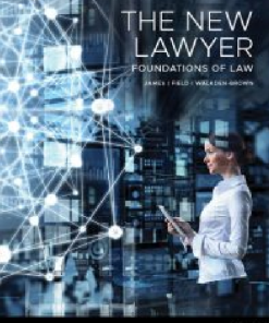 (eBook PDF) The New Lawyer Foundations of Law, 1st Edition