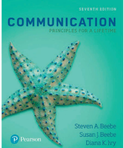 (eBook PDF) Communication: Principles for a Lifetime 7th Edition