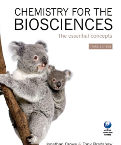 (eBook PDF) Chemistry for the Biosciences: The Essential Concepts 3rd Edition
