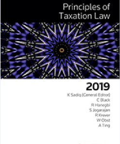(eBook PDF) Principles of Taxation Law 2019 Edition