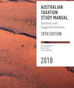 (eBook PDF) Australian Taxation Study Manual 2018: Questions and Suggested Solutions