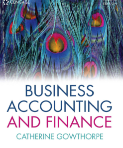(eBook PDF) Business Accounting & Finance 4th Edition by Catherine Gowthorpe