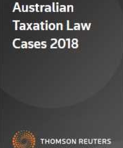 (eBook PDF) Australian Taxation Law Cases 2018