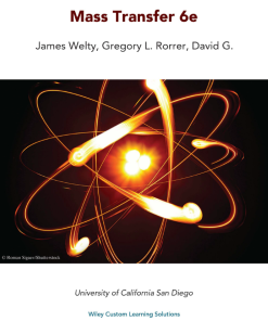 (eBook PDF) (WCS) Heat Mass Trnsfr 6e fUCSD WLYETX by James R. Welty
