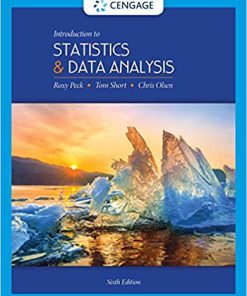 (eBook PDF) Introduction to Statistics and Data Analysis 6th Edition
