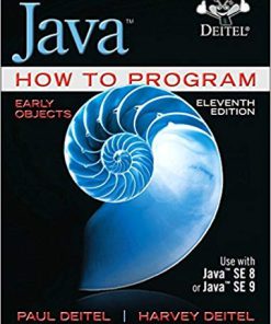 (eBook PDF) Java How to Program, Early Objects 11th Edition by Paul J. Deitel
