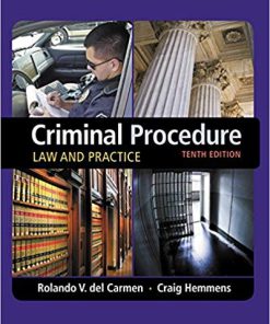 (eBook PDF) Criminal Procedure: Law and Practice 10th Edition