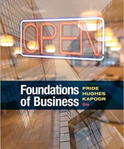(eBook PDF) Foundations of Business 6th Edition by William M. Pride