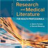 (eBook PDF) Introduction to Research and Medical Literature for Health Professionals 5th Edition