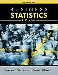 (eBook PDF) Business Statistics in Practice 3rd Canadian Edition