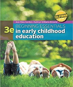 (eBook PDF) California Edition Beginning Essentials in Early Childhood Education 3rd Edition