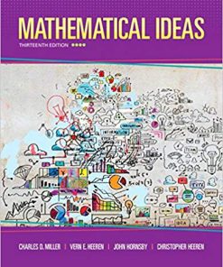 (eBook PDF) Mathematical Ideas 13th Edition by Charles D. Miller