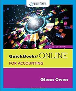 (eBook PDF) Using QuickBooks Online for Accounting 3rd Edition