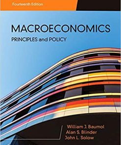(eBook PDF) Macroeconomics: Principles & Policy 14th Edition
