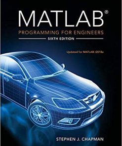 (eBook PDF) MATLAB Programming for Engineers 6th Edition