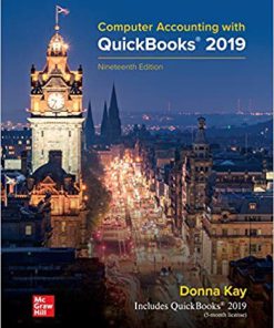 (eBook PDF) Computer Accounting with QuickBooks 2019 19th Edition