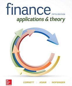 (eBook PDF) Finance: Applications and Theory 5th Edition by Marcia Cornett