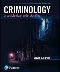 (eBook PDF) Criminology: A Sociological Understanding 7th Edition