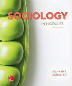 (eBook PDF) Sociology in Modules 4th Edition by Richard T. Schaefer