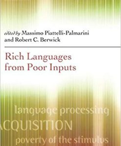 (eBook PDF) Rich Languages From Poor Inputs by Massimo Piattelli