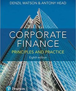 (eBook PDF) Corporate Finance: Principles and Practice 8th Edition
