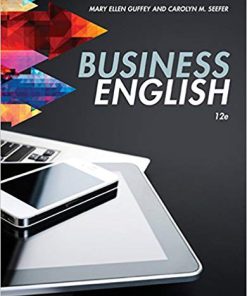 (eBook PDF) Business English 12th Edition by Mary Ellen Guffey