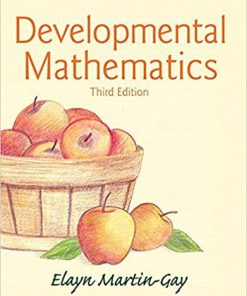 (eBook PDF) Developmental Mathematics 3rd Edition by Elayn Martin-Gay